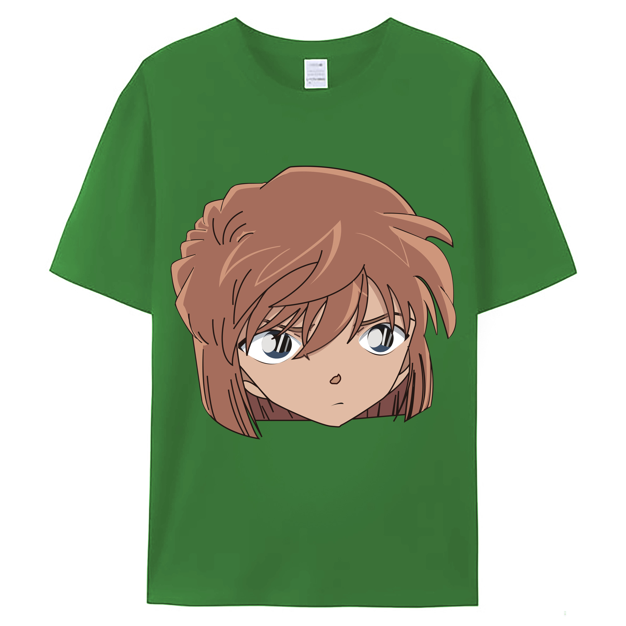 （画像用） 名探偵コナン 灰原 哀 はいばら あい Detective Conan Anita Hailey、Vi Graythorn Haibara Ai レディースカジュアルプリントTシャツ（綿100％）
